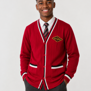Varsity jacket red